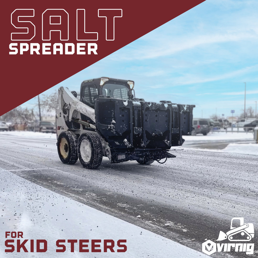 Virnig Salt Spreader with SiteTote for Skid Steers